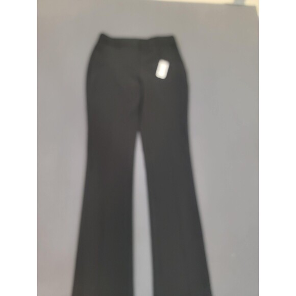 Express Pants Womens 4R Black Columnist Boot Mid Rise Dress Work Wear Office - Picture 1 of 13